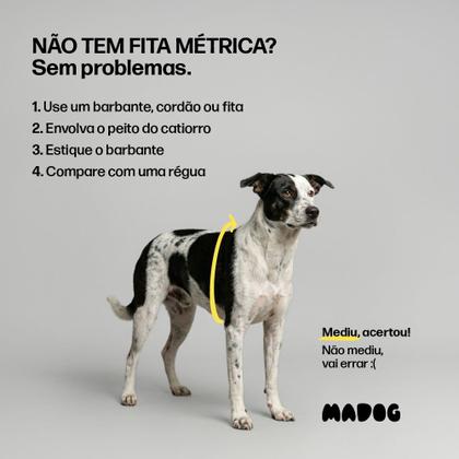 Imagem de Coleira Peitoral Ajustável com Guia Antipuxão para Cachorro MADOG COMFORT ROSA