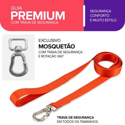 Imagem de Coleira Peitoral Com Guia Para Cachorro Cães Basic Pet