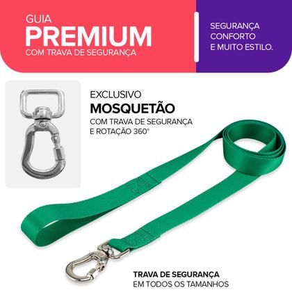 Imagem de Coleira Peitoral Com Guia Para Cachorro Cães Basic Pet