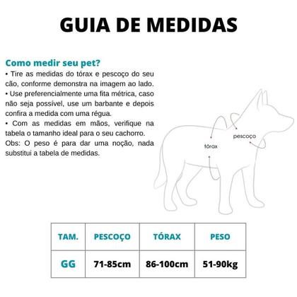 Imagem de Coleira Peitoral Para Cães Cachorros Grandes Com Cinto De Segurança Guia Com Alça Reforçada Pit bull Pastor Alemão