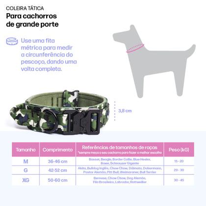 Imagem de Coleira Resistente para Cachorro Grande Forte MADOG Comander