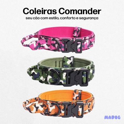 Imagem de Coleira Resistente para Cachorro Grande Forte MADOG Comander