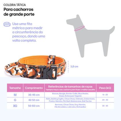 Imagem de Coleira Resistente para Cachorro Grande Forte MADOG Comander