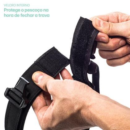 Imagem de Coleira Resistente para Cachorro Grande Forte MADOG Comander