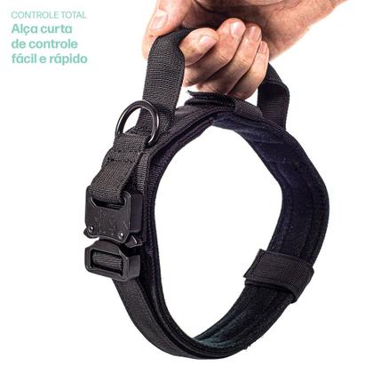 Imagem de Coleira Resistente para Cachorro Grande Forte MADOG Comander