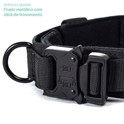 Imagem de Coleira Resistente para Cachorro Grande Forte MADOG Comander