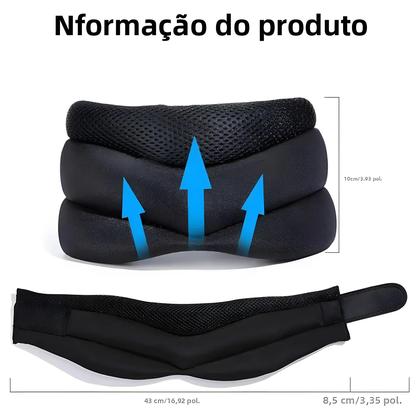 Imagem de Colete Cervical Ajustável E Respirável Antirronco Para Alívio Da Dor Cervical E Proteção Das