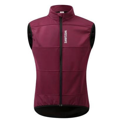 Imagem de Colete de Ciclismo Masculino WOSAWE - Sem Mangas, Térmico e de Lã para Inverno