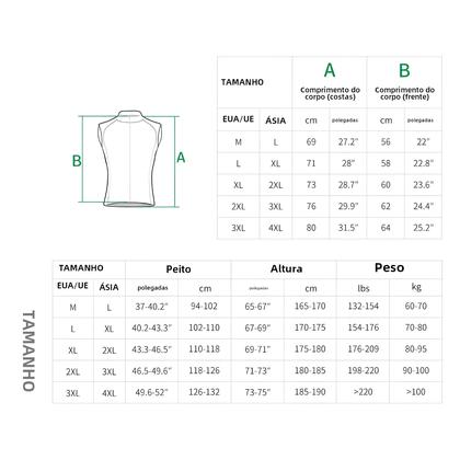 Imagem de Colete de Ciclismo Térmico Masculino WOSAWE - Sem Mangas - Para Inverno
