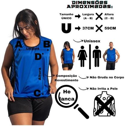 Imagem de Colete de Futebol Treino Jogo Simples 1 Fit