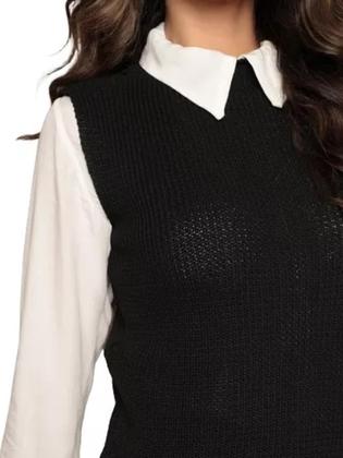Imagem de Colete Fang Alongado Tricot Linha Feminino R020