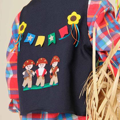 Imagem de Colete Infantil Menino Festa Junina Cangaceiro