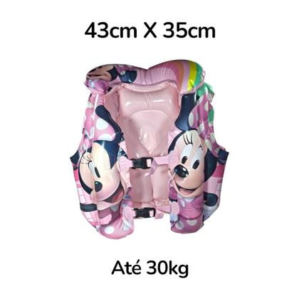 Imagem de Colete Infantil Piscina Não Afunda Parque Aquático 45x35cm