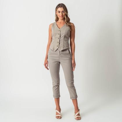 Imagem de Colete Jeans Color Confort Decote V