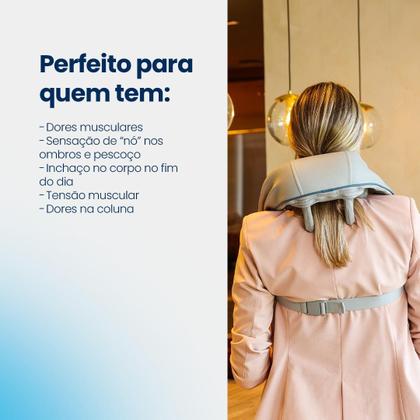 Imagem de Colete Massageador Para Pescoço e Ombro com Calor, Massageador de Pescoço, Massageador Costas