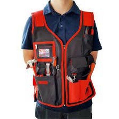 Imagem de Colete p/ferramentas com 08 bolsos mtx 902469