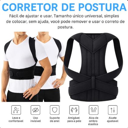 Imagem de Colete Para Escoliose E Cifose Lombar Ajustável