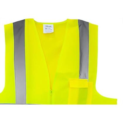 Imagem de Colete Para Sinalizacao Plastcor 1 Bolso Amarelo Fluorescente Xg