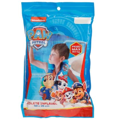 Imagem de Colete Patrulha Canina Inflavel Infantil Boia Paw Patrol