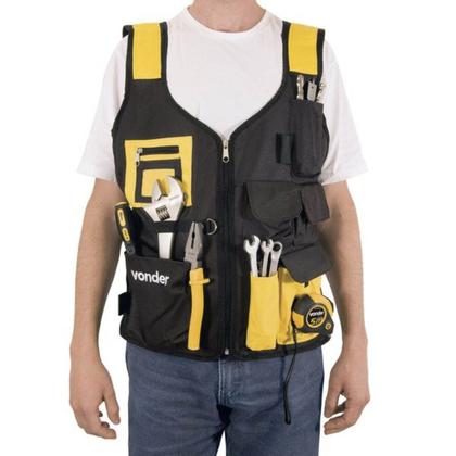 Imagem de Colete Porta-Ferramentas CL 013 com 7 Bolsos Vonder - 35.40.300.013