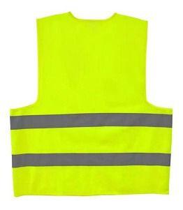 Imagem de Colete Refletivo Jaqueta Verde Sinalização Epi Kit 10x