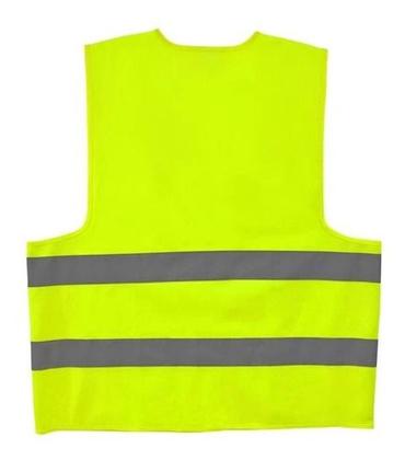 Imagem de Colete Refletivo Jaqueta Verde Sinalização Epi Kit 10x