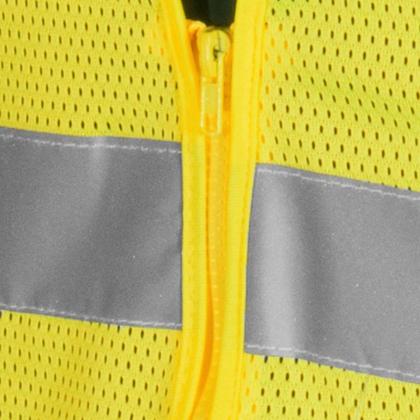 Imagem de Colete Refletivo Tipo Blusão, com Bolso e Ziper, Amarelo, CV 104 Vonder