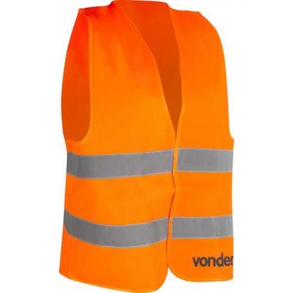 Imagem de Colete Refletivo Tipo Blusão Sem Bolso Laranja CV 101 Vonder 8514