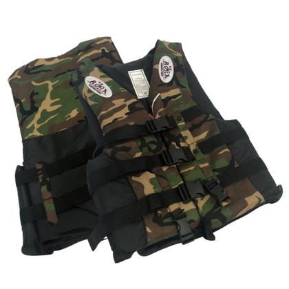 Imagem de Colete Salva Vidas 80Kg a 90Kg Regulável C/ Apito Emergência