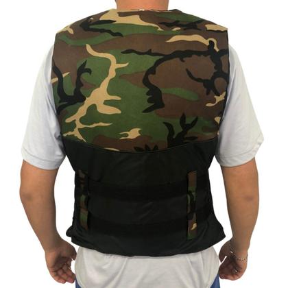 Imagem de Colete Salva Vidas 80Kg a 90Kg Regulável C/ Apito Emergência