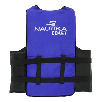 Imagem de Colete Salva-Vidas Coast 60kg Azul e Preto Nautika - NTK