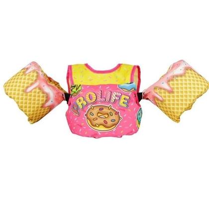 Imagem de Colete Salva Vidas Kids Infantil Homologado ProLife - Cor Dinos