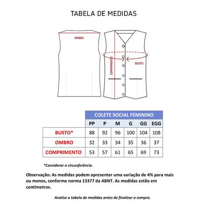 Imagem de Colete social feminino