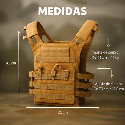 Imagem de Colete Tático Multifuncional Camuflagem JPC Modular Proteção Multiuso Modelo A54