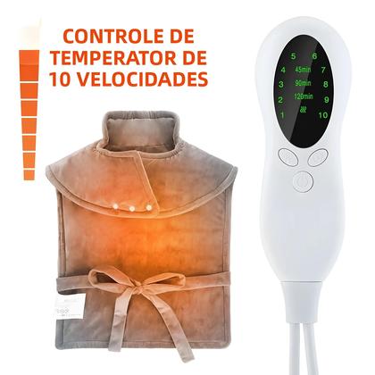 Imagem de Colete Térmico Elétrico Para Pescoço E Ombros, Aquecedor Corporal De Inverno, Xale Aquecedor Para
