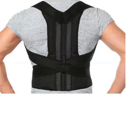 Imagem de Colete Unissex Corretor Postural Ajustável Posture Strap