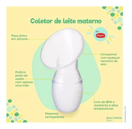 Imagem de Coletor de leite materno gentle flow multikids