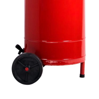 Imagem de Coletor de Óleo com Carrinho Vermelho 50 Litros