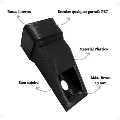 Imagem de Coletor de Pó e Poeira Para Furadeira com Rosca Para Garrafa Sem Sujeira