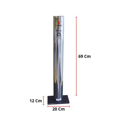 Imagem de Coletor Lixeira Inox Para Copo Descartável Água 200 Ml