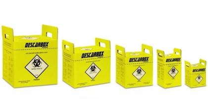 Imagem de Coletor Material Perfuro Cortante Descarbox 03 Litros 2 Und