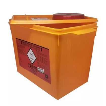 Imagem de Coletor Rígido 7 Litros Para Resíduos Tóxicos Descarpack