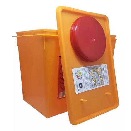 Imagem de Coletor Rígido 7 Litros Para Resíduos Tóxicos Descarpack