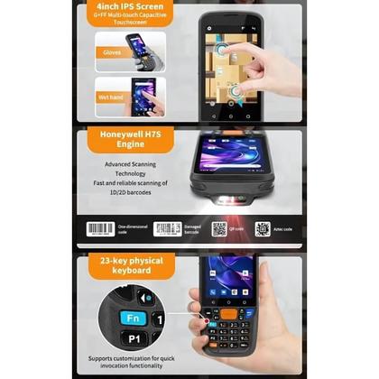 Imagem de Coletor Scanner Qr Code Imager Netum Q500 Wifi 4g Android 11