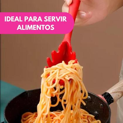 Imagem de Colher Colherão Arroz Panela Elétrica Silicone Tamanho Pequena E Pegador Massa Formato Concha