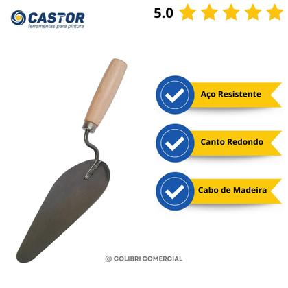 Imagem de Colher de Pedreiro Canto Redondo 7" - Castor