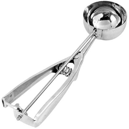 Imagem de Colher De Sorvete Bola Profissional Mola E Ejetor Em Inox