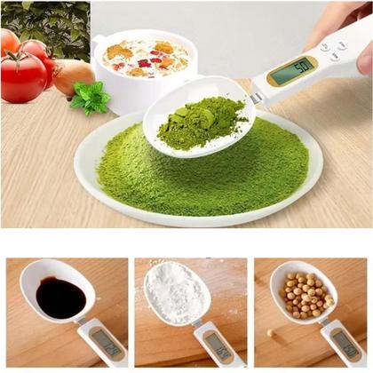 Imagem de Colher Digital Medidora 500g Display LCD g oz ct gn Cozinha SF505