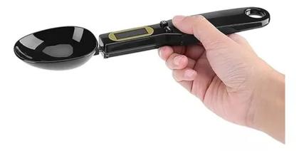 Imagem de Colher Dosadora Cozinha Medidor Display Lcd Cor Preto Fitness Saude