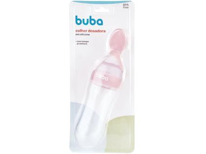 Imagem de Colher dosadora de papinha rosa 6m+ buba